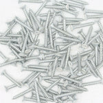 Spare Hinge Screws Pack 100 Pozi Wood Screw Countersunk - 5.0x30mm - White - Pack of 100 - tradefit - 4