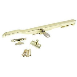 Locking Window Stay - 250mm - Brass Effect - tradefit
