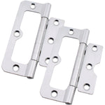 Fixed Pin Hurlinge Cabinet Hinge - 102mm - Zinc Plated - Pair - EXCLUDING Screws - tradefit - 1