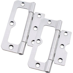 Fixed Pin Hurlinge Cabinet Hinge - 102mm - Zinc Plated - Pair - EXCLUDING Screws - tradefit
